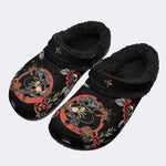 Tactical Panther Print - Fur Lined Slippers/Sandals