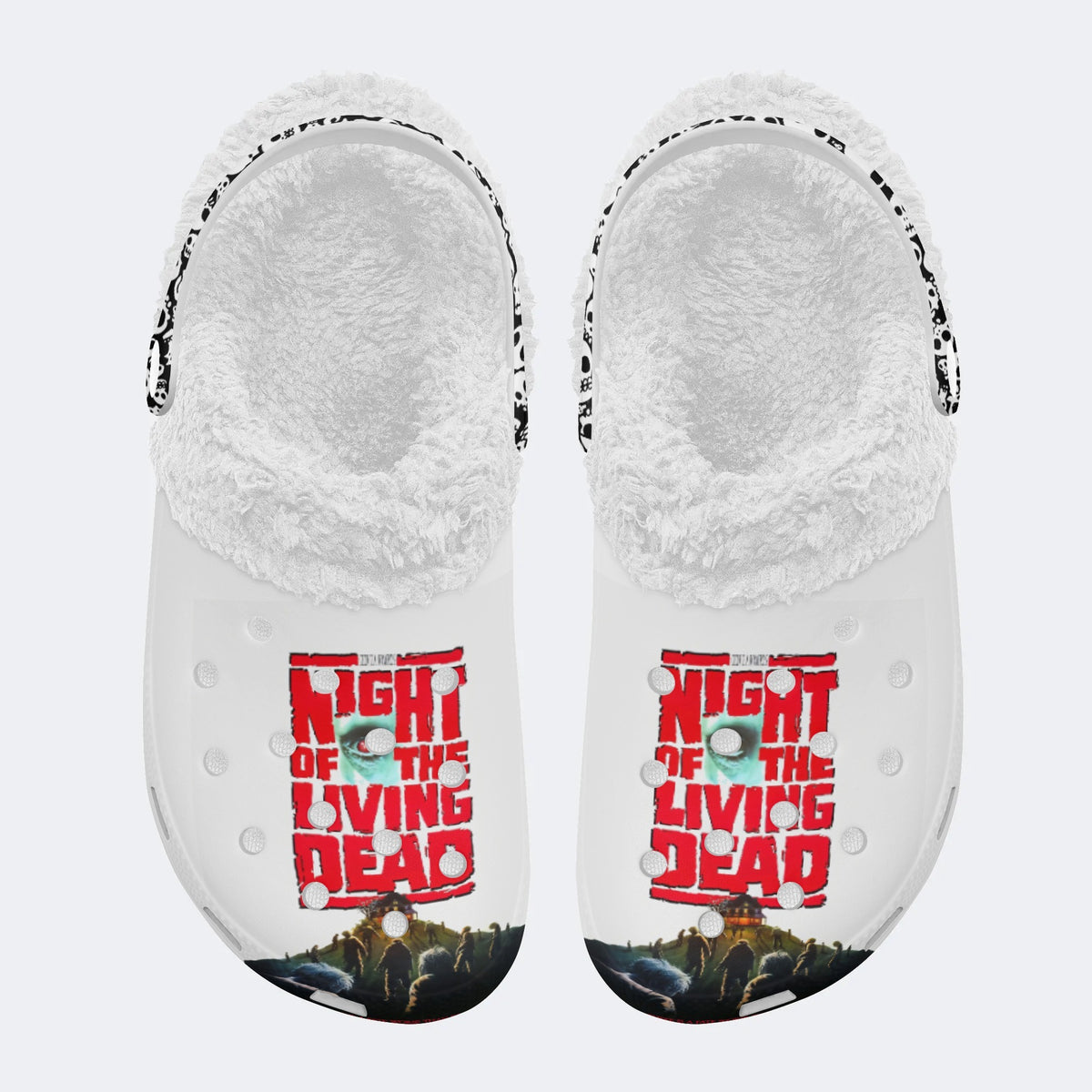 Horror Movie Printed - Fur Lined Slippers