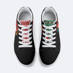 Horror Santa Claus Ghostface Print - Skateboard Sneakers