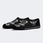 Surreal Death Moth Print - Slip On Shoes