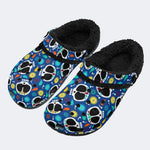 Fiesta Sugar Skull - Fur Lined Slippers/Sandals