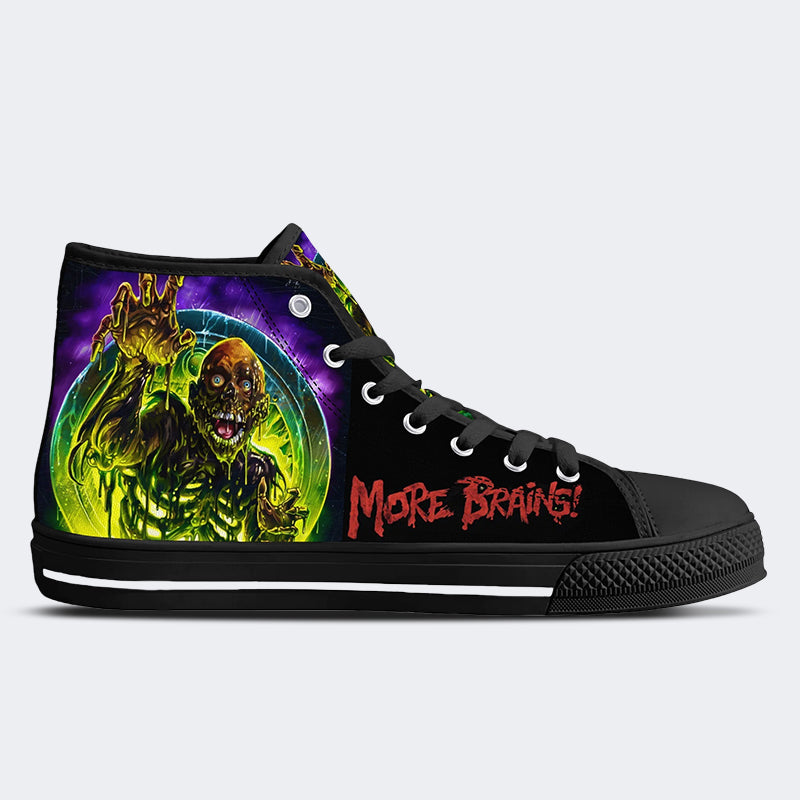 Unisex Horrorfilm-Druck - High Top Canvas