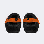 Pumpkin Spider Web - Fur Lined Slippers/Sandals