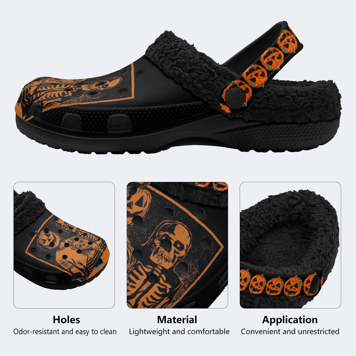 Halloween Horror Nights - Fur Lined Slippers/Sandals