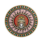 Retro Frog And Skull Print - Floor Mat