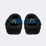 Night Bat Moon - Fur Lined Slippers/Sandals