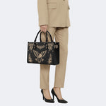 Golden Eagle Print - Leather Handbag