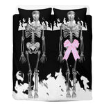 Gothic Skull Print - Three Piece Bedding Set