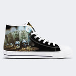 Horror Retro City Unisex - Hoher Canvas