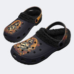 Gothic Music Sugar Lady - Fur Lined Slippers/Sandals
