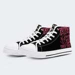 Unisex Tattoos Print - High Top Canvas