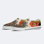 Vintage Tiger And Sword Print - Slip On Shoes