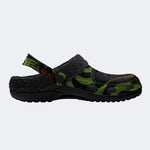 Spiral Bloody Butterfly - Fur Lined Slippers/Sandals