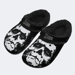 Unisex Monster Skull - Fur Lined Slippers/Sandals