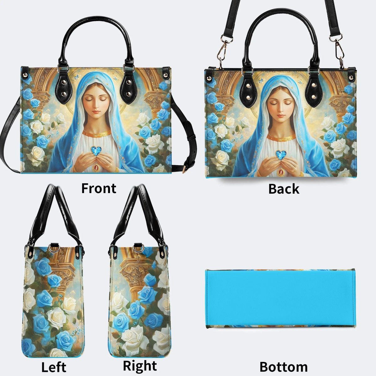 Virgin Mary - Leather Handbag