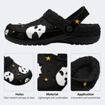 Ghost Star Print - Fur Lined Slippers/Sandals