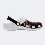 Traditional Ninja Frog Print - Fur Lined Slippers/Sandals