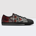 Replica Skull Low Top Canvas Shoes