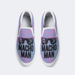 Macho Man Retro Unisex Print - Slip On Shoes