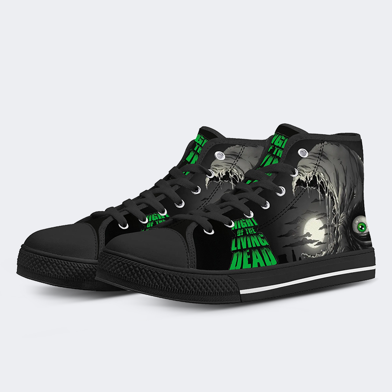 Unisex Horror-Druck - High Top Canvas