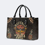 Vintage Death Moth Print - Leather Handbag