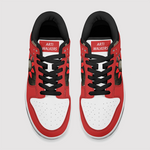 Macabre Flower Dunk Low Leather Sneakers
