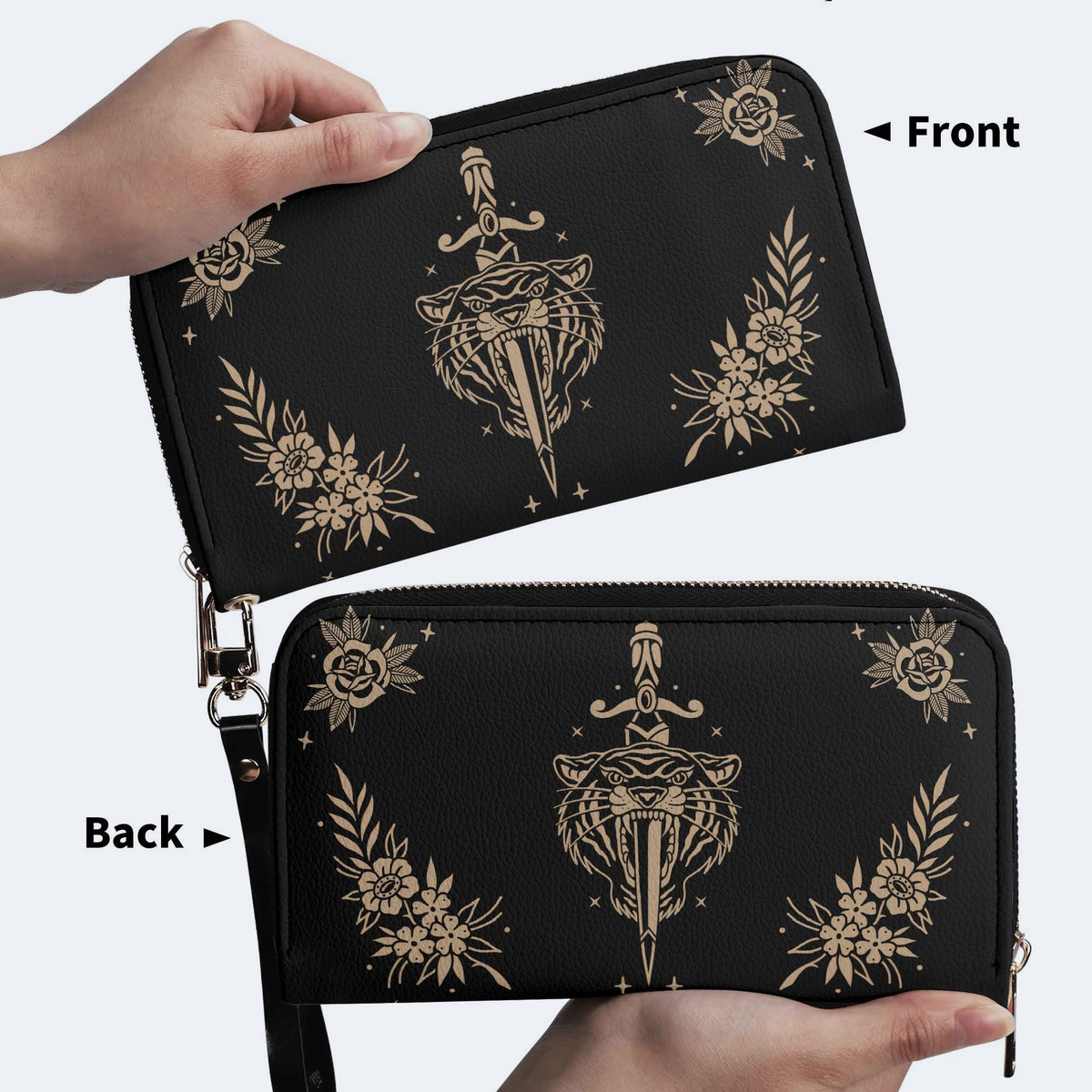 Tiger&Dagger Art Print - Leather Wallet