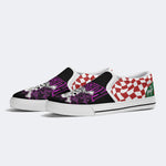 Unisex Horror Movie Graphic Print - Slip On Shoes