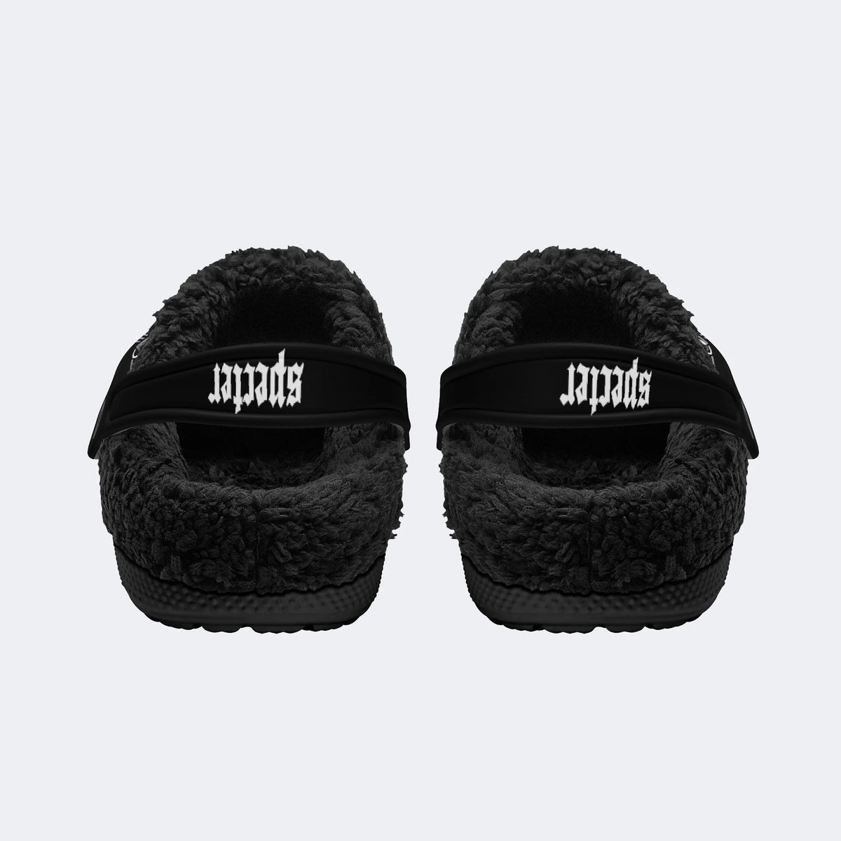 Gothic Specter Spider - Fur Lined Slippers/Sandals