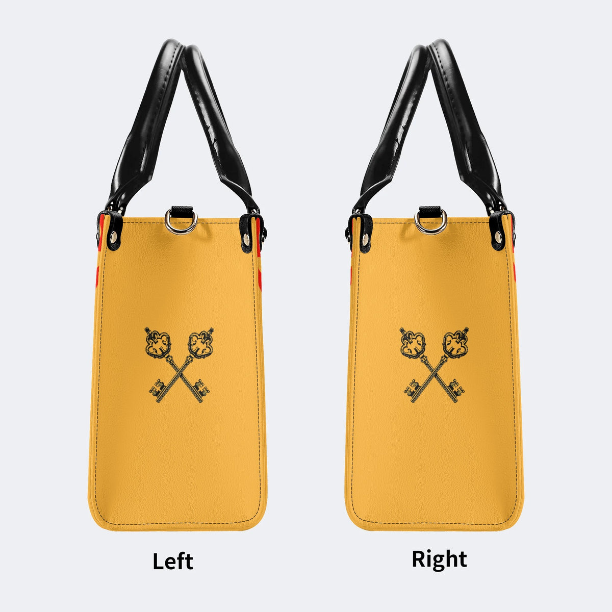 Mechanical Scorpion Print - Leather Handbag