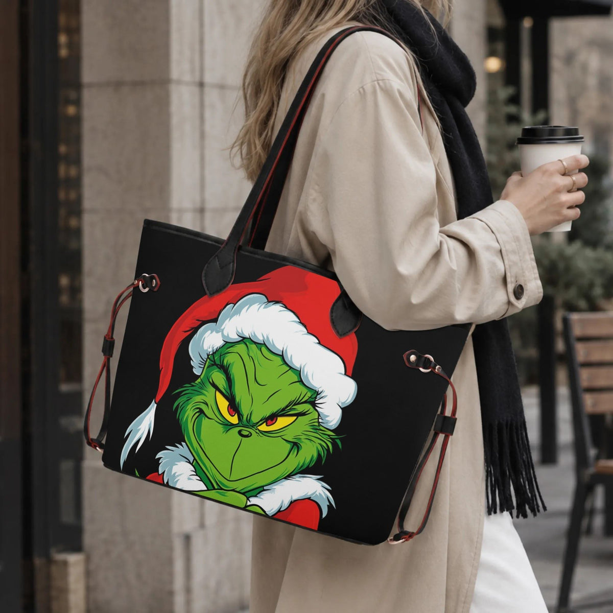Christmas Grinch - Large capacity handbag