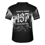 Dark Horror Alien - Men's Short Sleeve Baseball Jersey