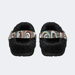 Octopus Print - Fur Lined Slippers/Sandals