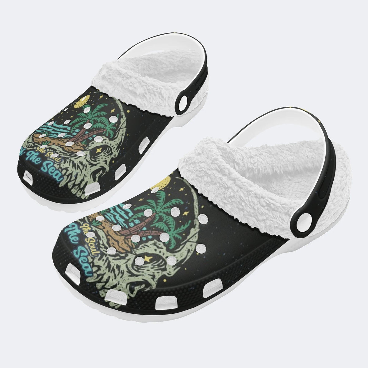 The Soul Of The Sea - Fur Lined Slippers/Sandals