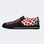 Unisex Horror Movie Graphic Print - Slip On Shoes