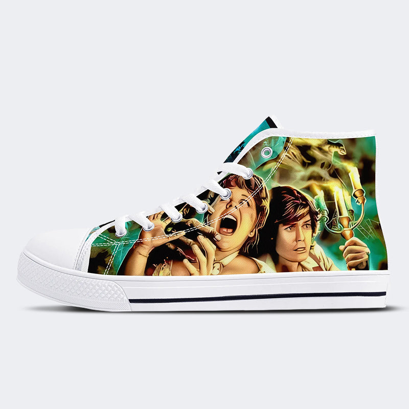 Unisex Horror-Druck - High Top Canvas