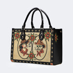 Traditional Tattoo Print - Leather Handbag