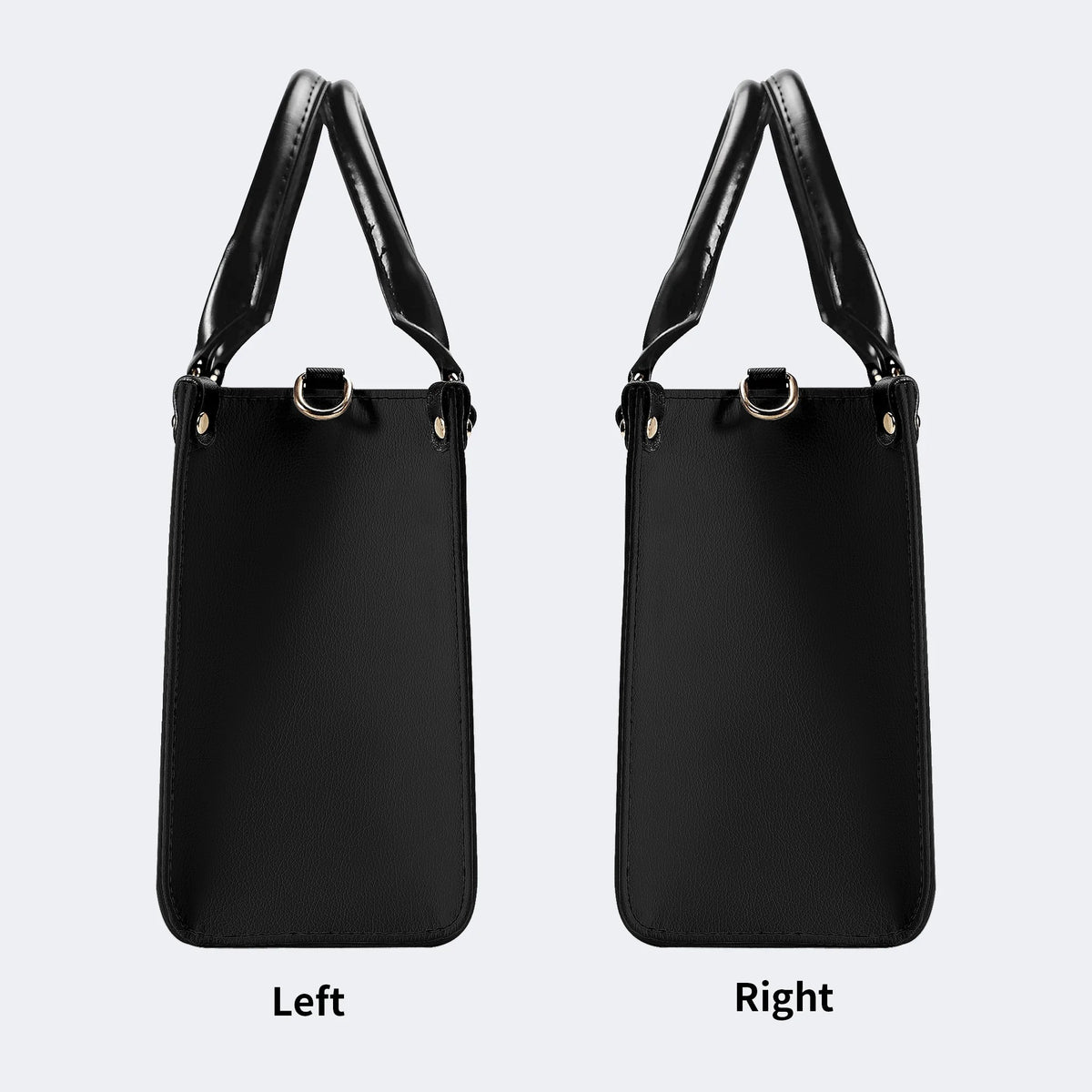 Death Moth&Skeleton Print - Leather Handbag