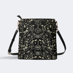 Dark Cottagecore Forest Animal Bones Print - Bucket Bag
