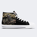 Horror Movie Vintage Graphic Print- High Top Canvas