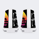 Unisex Tattoos Print - High Top Canvas