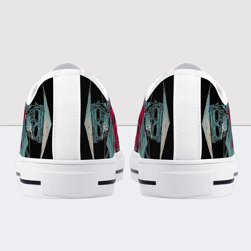 SkullMurai Low Top Canvas Shoes