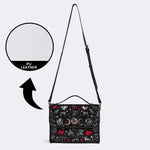 Fantastic Beasts Print - Leather Satchel Bag