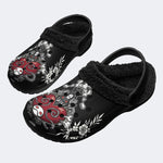 Unisex Horror Print - Fur Lined Slippers/Sandals