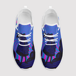 Sneakers aus Netzstoff mit Ncturnal-Print