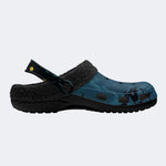 Gothic Night Bats - Fur Lined Slippers/Sandals