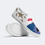 Unisex Vintage Jaws - Slip On Shoes