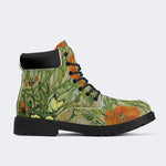 Butterflies and Poppies - Boots