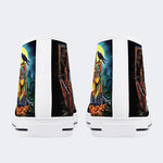 Horror Movie Vintage Graphic Print - High Top Canvas