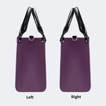 Inscribed Viper Print - Leather Handbag
